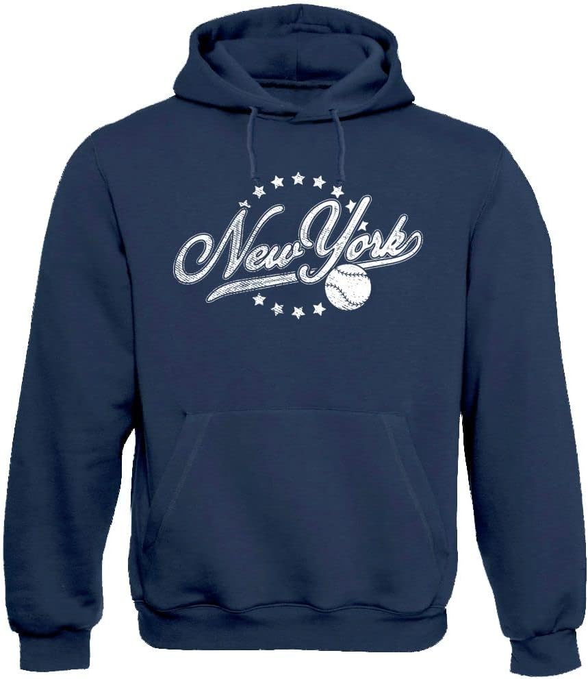 Xtreme Apparrel Team Vintage Style Men's Hoodie for Baseball Fans