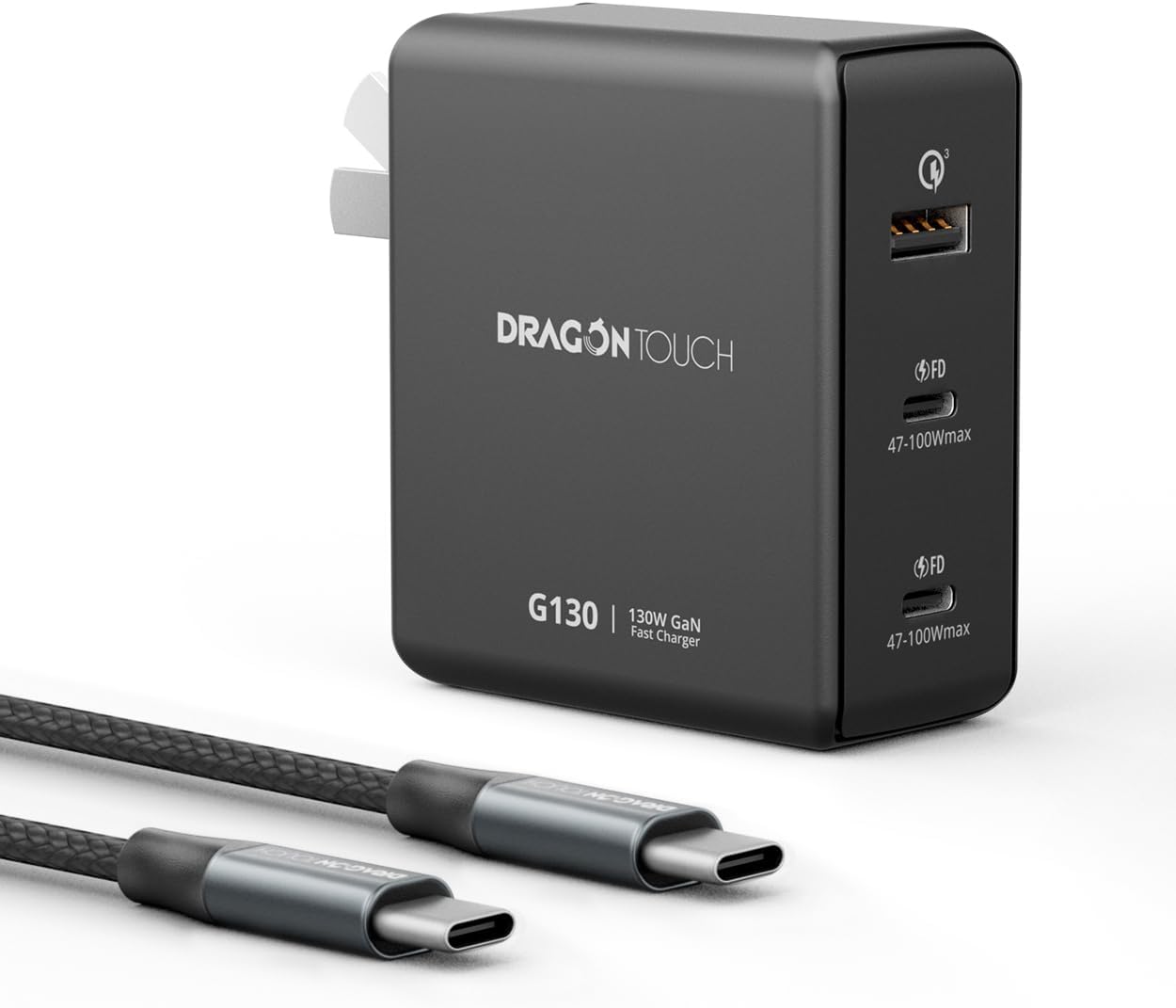 130W GaN Charger Block for Fast Charging Multiple Devices
