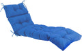 QILLOWAY Chaise Lounge Cushion Marine Blue - Plush Indoor/Outdoor