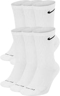 NIKE Performance Cushion Crew Socks with Bag (6 Pairs) - Durable