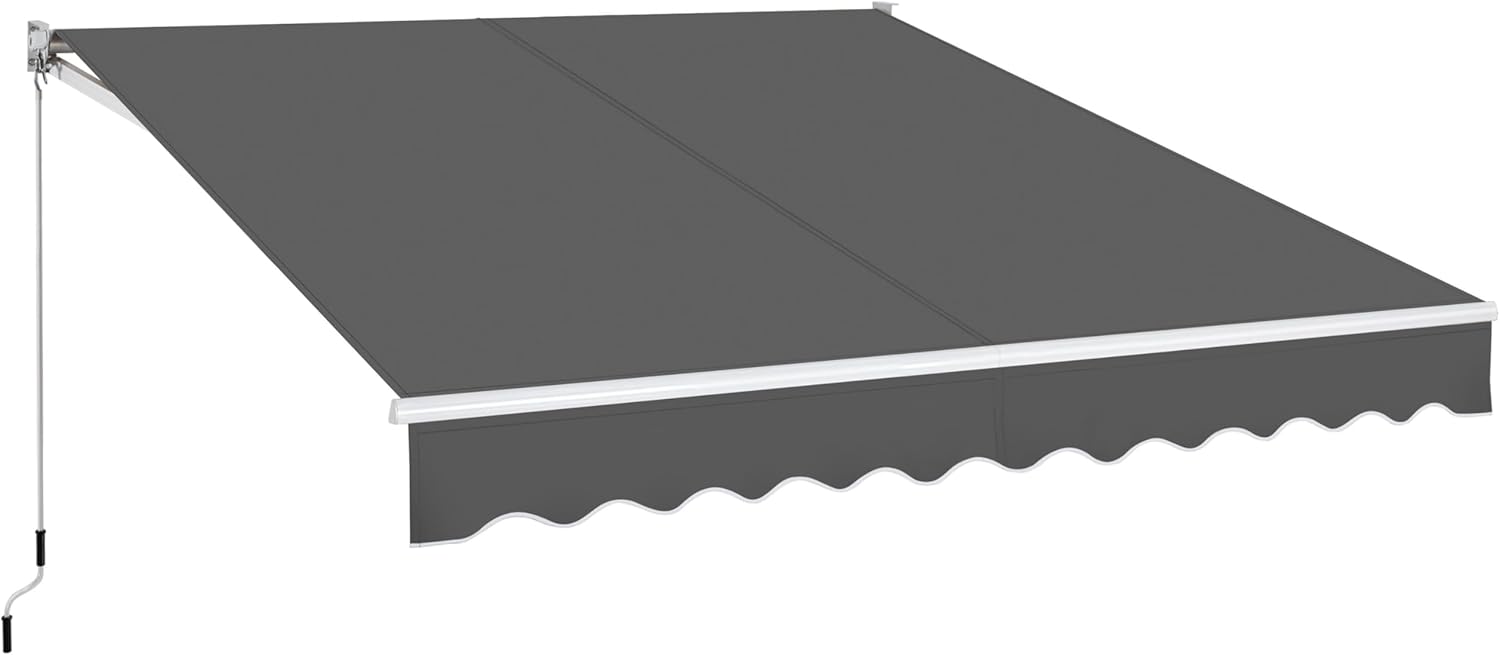 Retractable Sun Shade Awning for Patio and Balcony by Yaheetech
