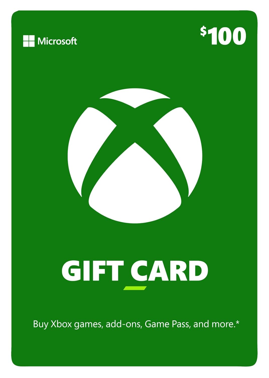 Microsoft Xbox Gift Card for Digital Games and More