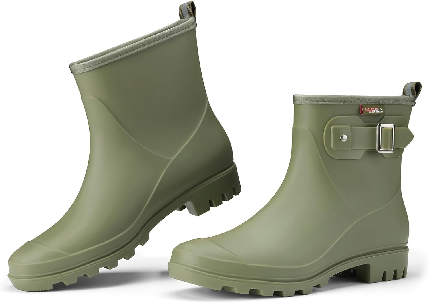 Stylish Waterproof Ankle Boots for Women - HISEA Rain Shoes