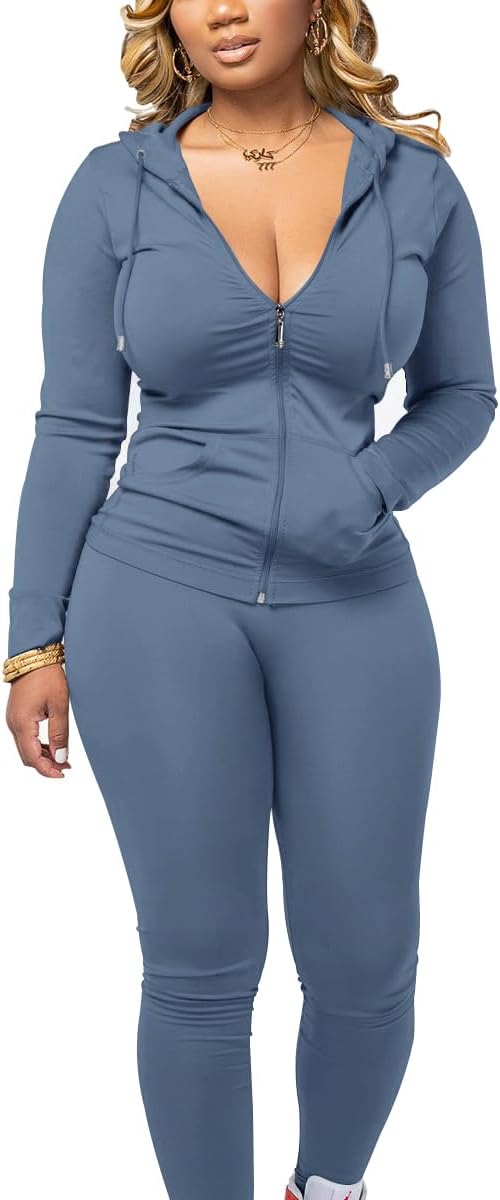 Mrskoala Two Piece Outfits for Women Jogger Sets Workout Suits