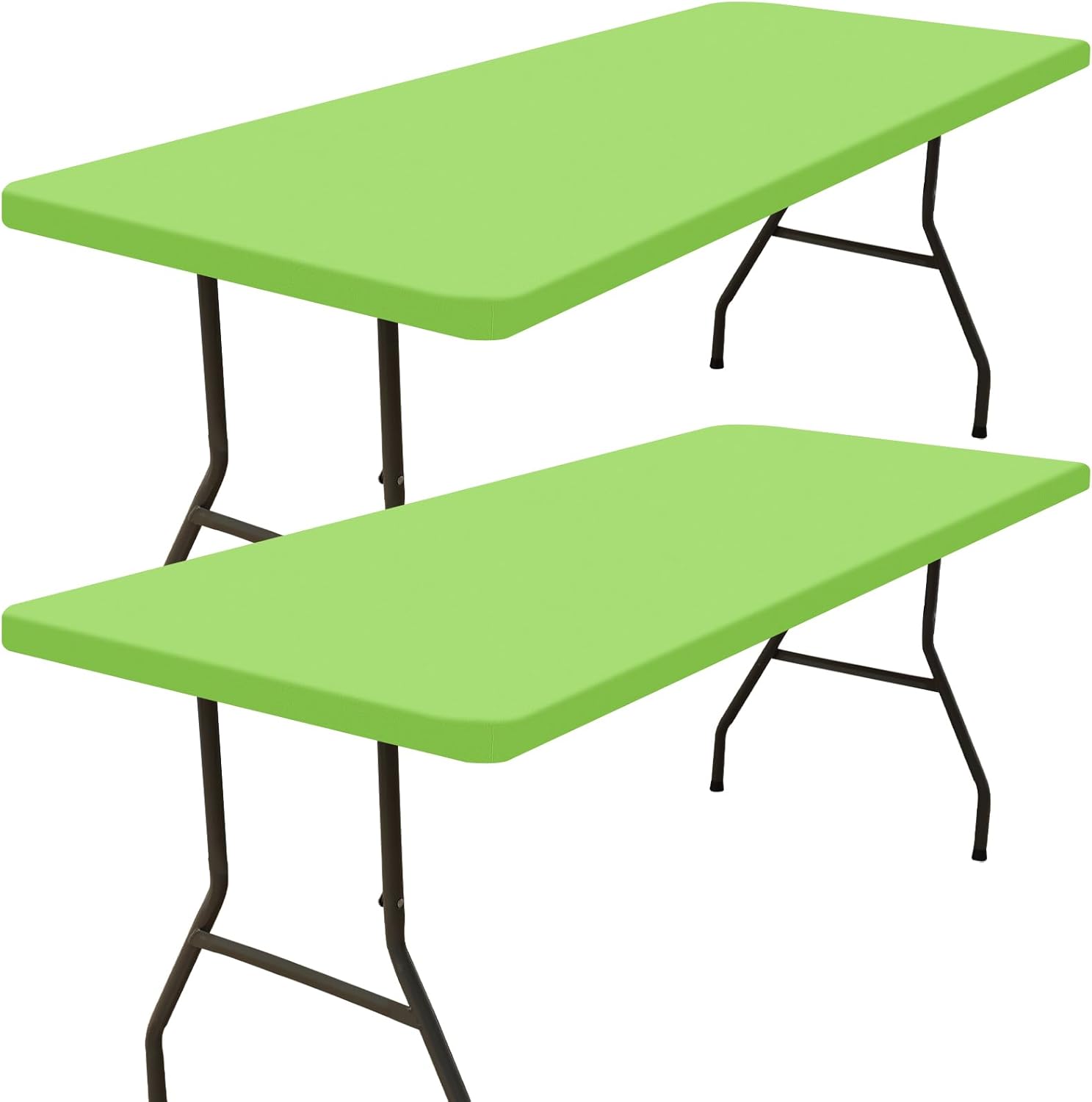 Smiry Waterproof Elastic Fitted Tablecloths for Outdoor Use