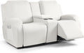 Reclining Loveseat Slipcover with Middle Console - Stretch Fit