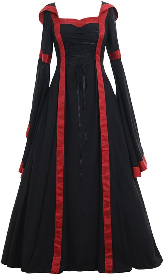 Gothic Victorian Witch Vampire Dress for Cosplay Events