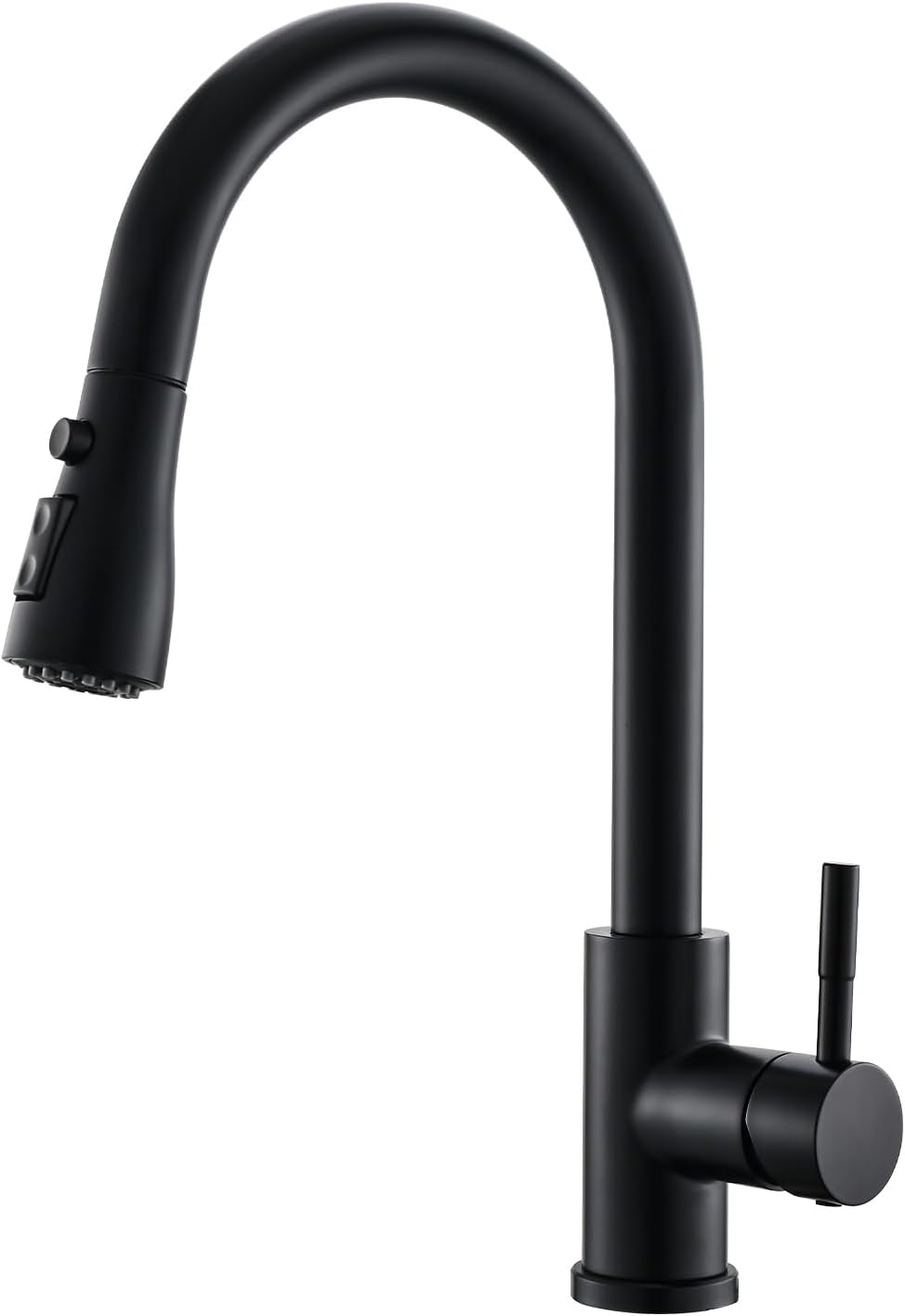 GIMILI Black Kitchen Faucet with Pull Down Sprayer for Home