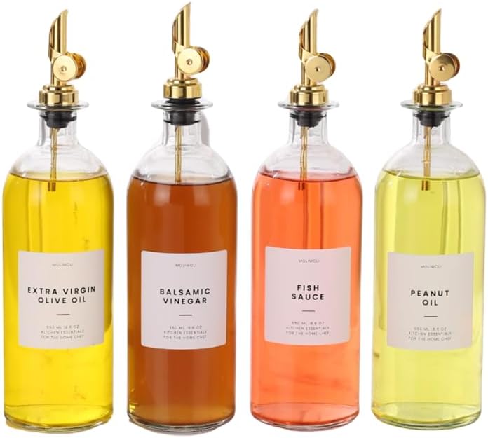 Molimoli Oil and Vinegar Dispenser Set for Modern Kitchens