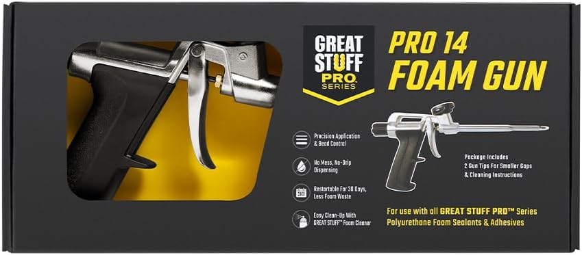 Great Stuff Pro 14 Foam Dispensing Gun for Precision Sealing