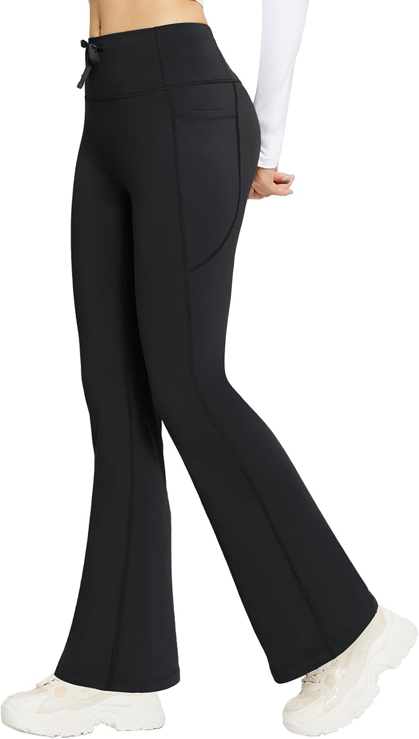 Baleaf Women's Fleece Lined Pants for Winter Hiking & Yoga