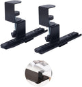 Keyboard Tray Clamp Under Desk with Adjustable Clamp and 7.87in Rail