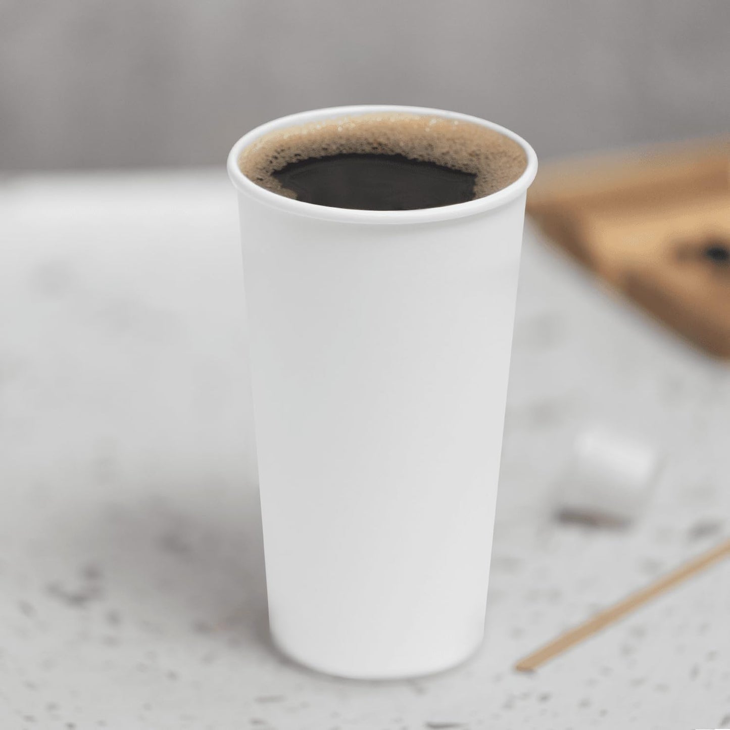 600 ct Karat 20 oz Disposable Hot Coffee Cups - Versatile for Hot/Cold Drinks