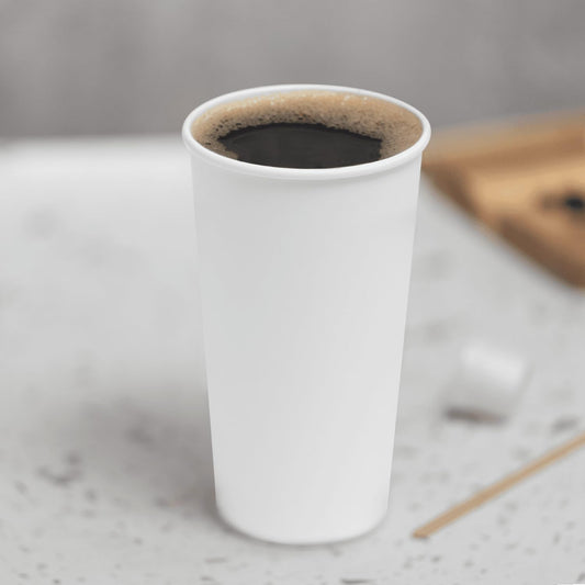 600 ct Karat 20 oz Disposable Hot Coffee Cups - Versatile for Hot/Cold Drinks