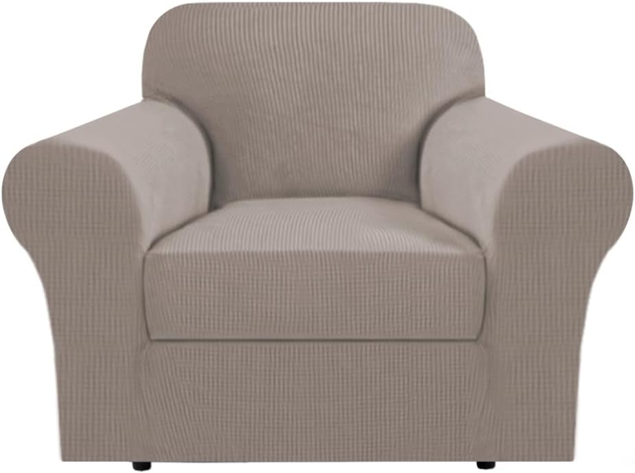 H.VERSAILTEX Stretch Large Armchair Cover for Living Room