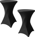 Black Spandex Fitted Tablecloth - Stretchy & Stylish!