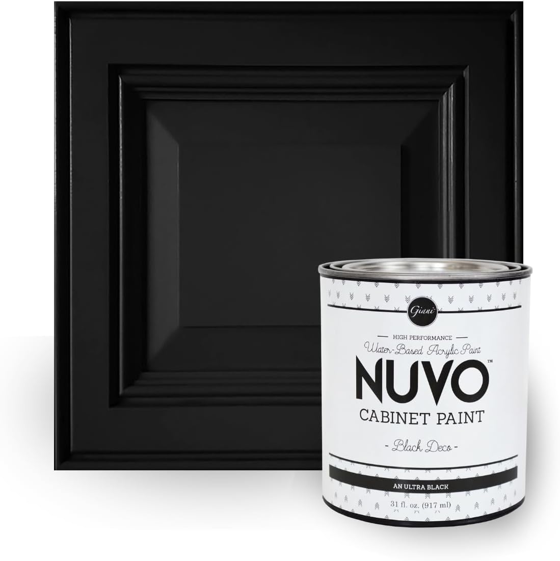 Nuvo Cabinet Paint Black Deco for Stunning Kitchen Makeover