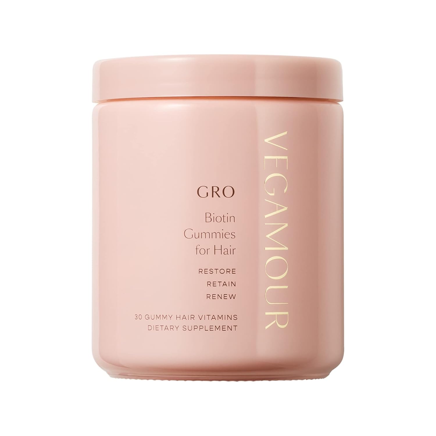 VEGAMOUR GRO Biotin Gummies - 5000 mcg for Healthy Hair