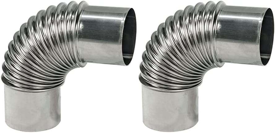 Firehiking Stainless Steel 90 Flue Elbow Set
