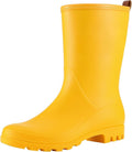 Waterproof Mid Calf Rain Boots for Women - Slip On Comfort