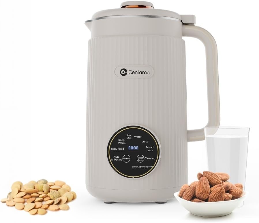 35oz Automatic Nut Milk Maker with 12 Stainless Steel Blades