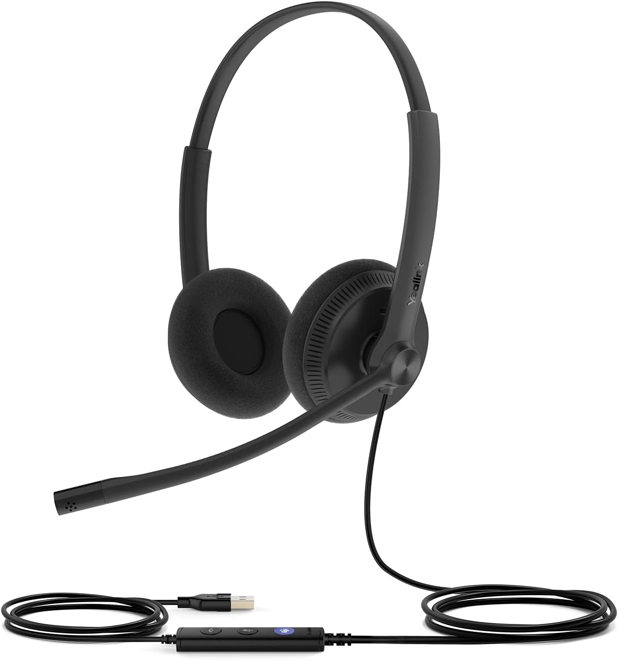 Yealink Teams Certified USB Wired Headset Microphone for PC