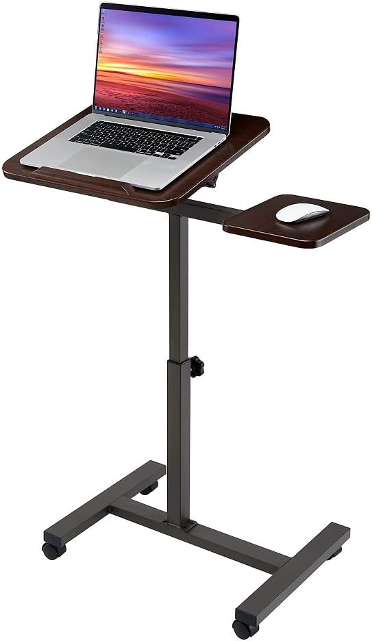 Adjustable Laptop Desk Cart - Ergonomic Stand