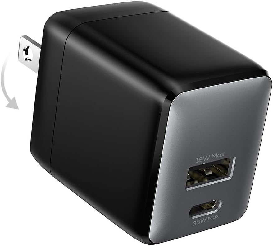 30W Fast Dual-Port USB C Charger for iPhone, wegear