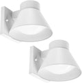 LED Outdoor Front Porch Lights 2 Pack - Waterproof Farmhouse Wall