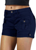 Flamingals Women's Stylish Cargo Shorts for Summer Hiking Adventures