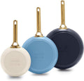 GreenPan 8ft 10ft 12ft 3-Piece Frying Pan Set - Durable Ceramic