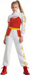 Kids Girls Zombies Character Costume with Wristband - Classic High