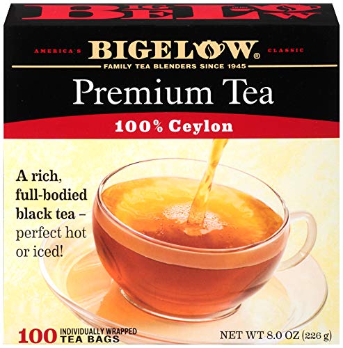 Bigelow Premium Blend Black Tea - 100 Count Case of 10 Bags