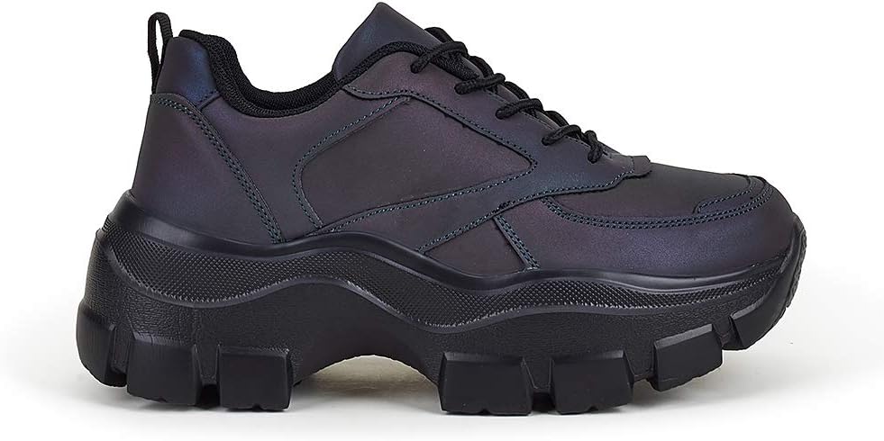 LUCKY STEP Women Chunky Platform Dad Sneakers for Casual Style