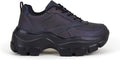 Lucky Step Women 90S Chunky Platform Reflective Sneakers - Retro Style
