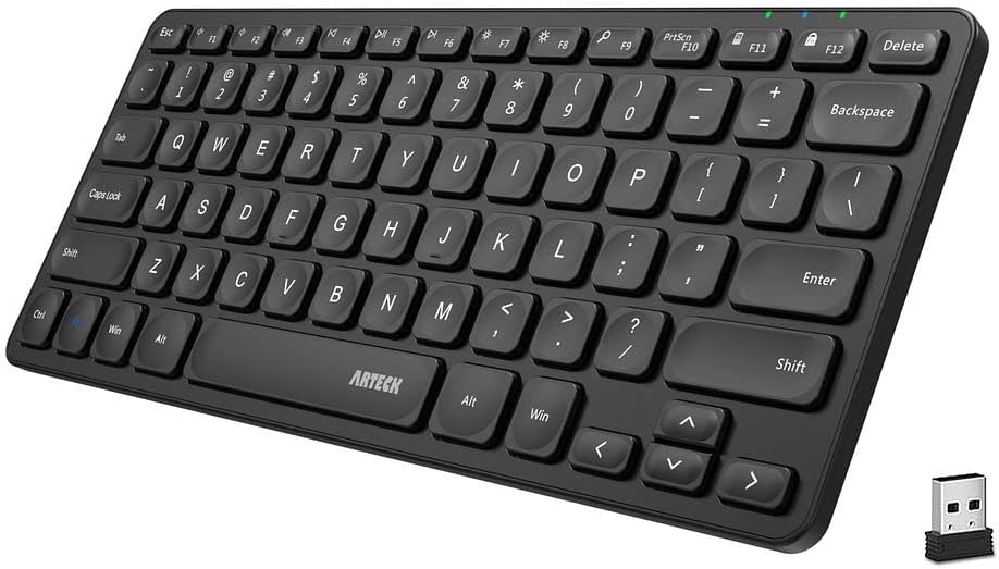 Arteck Ultra Slim Wireless Keyboard - Media Hotkeys