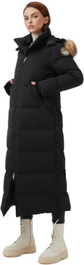 Fitouch Waukee Long Down Coat Parka Jacket - Mid-Calf 750+ Fill