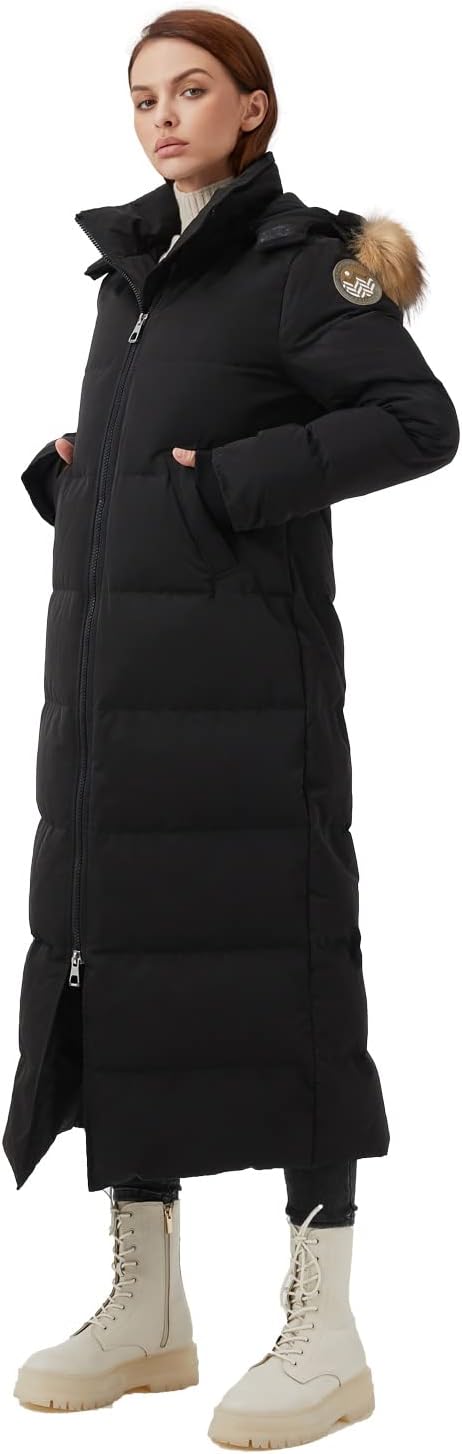 Fitouch Women's 750+ Fill Power Down Parka | Full-Length