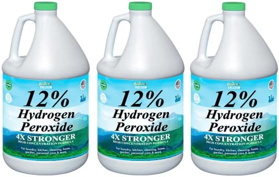Nature's Freedom 12% Hydrogen Peroxide for Eco-Friendly Cleaning