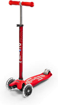 Micro Maxi Deluxe LED Three-Wheeled Scooter - Stable Ride for Ages