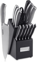 CUISINART Block Knife Set 15pc Cutlery Set - Precise, Sharp Blades