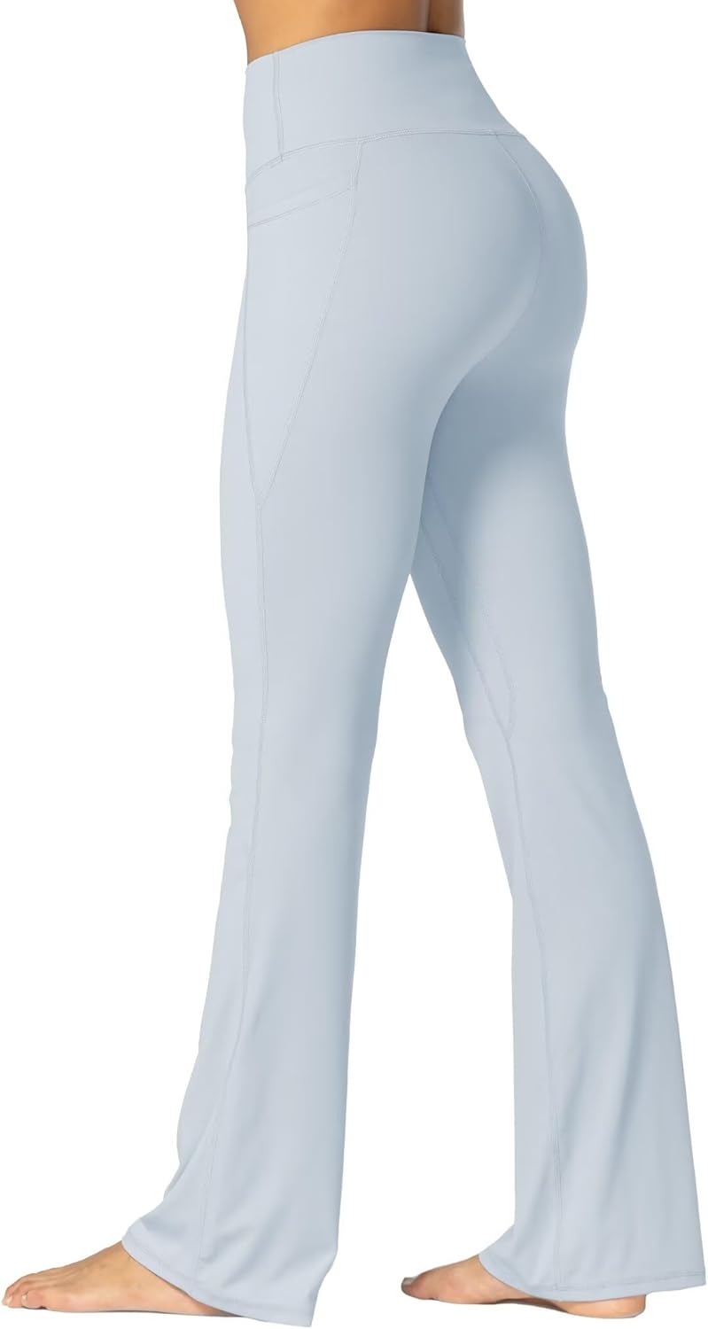 Sunzel Sunzfly Women's Mini Flare Leggings with Pockets for Comfort