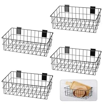 4 Pcs Slatwall Baskets for Organizing Kitchen and More