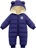 Cute Baby Boys Snowsuit for Winter - Cozy Toddler Jumpsuit