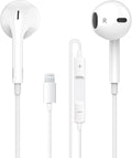 iPhone Wired Headphone Lightning Earbuds with Mic & Volume Control