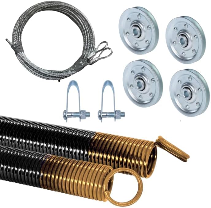 Heavy-Duty Garage Door Extension Springs Bundle for 7ft Doors