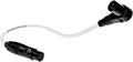 Balanced XLR Cable Right Angle Male to Straight Female - 200 ft White