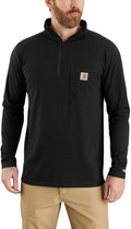 Carhartt Men's 104255 Force Relaxed Fit Quarter Zip Pocket T-Shirt
