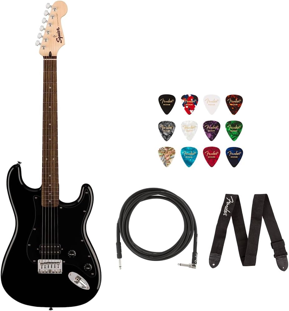 Fender Sonic Strat Electric Guitar Bundle - Rock Out in Style!