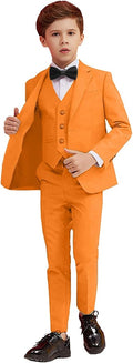 Boy Suits 5 Piece Slim Fit Suit for Boys Size 6 - Formal Set